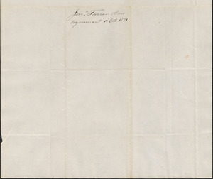 Jon Farrar to George Coffin, 10 October 1831