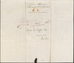 William Thomas to George Coffin, 31 January 1832