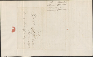 Amos Heald to George Coffin, 25 May 1832