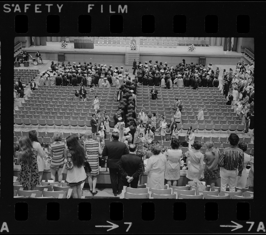 University of Massachusetts Boston commencement ceremony at John B. Hynes Civic Auditorium