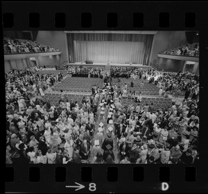 University of Massachusetts Boston commencement ceremony at John B. Hynes Civic Auditorium
