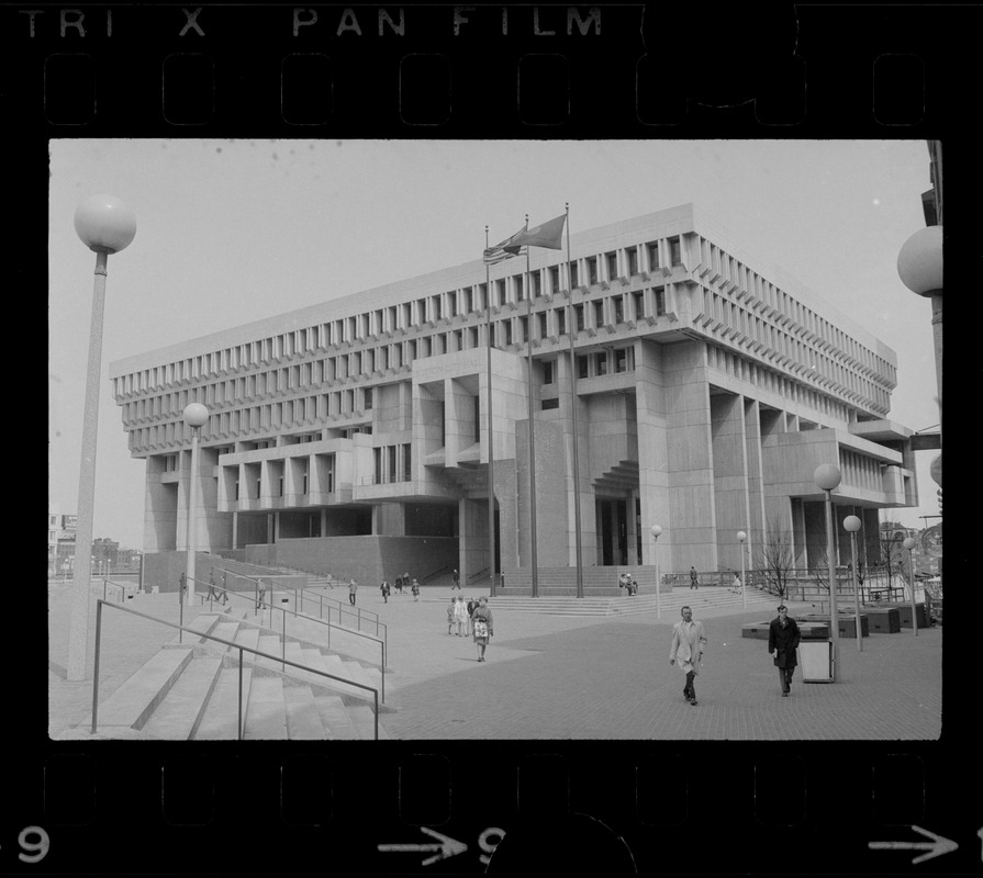 Exterior of Boston City Hall