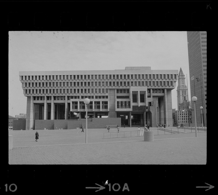 Exterior of Boston City Hall