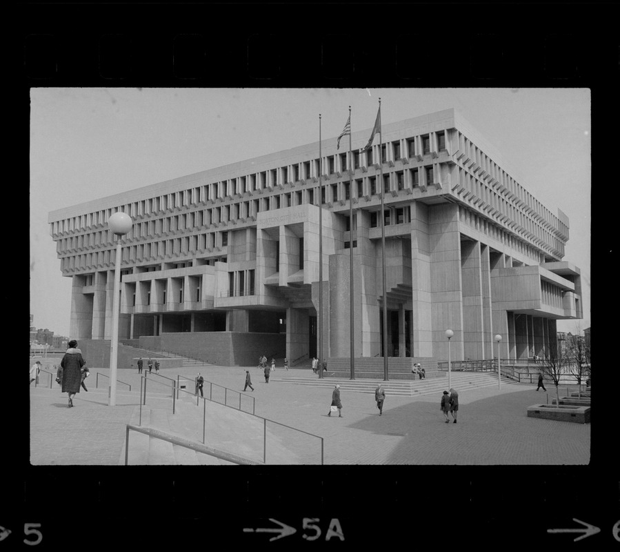 Exterior of Boston City Hall