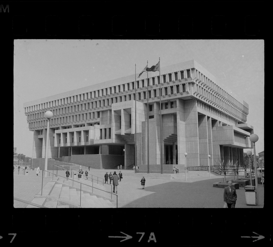 Exterior of Boston City Hall