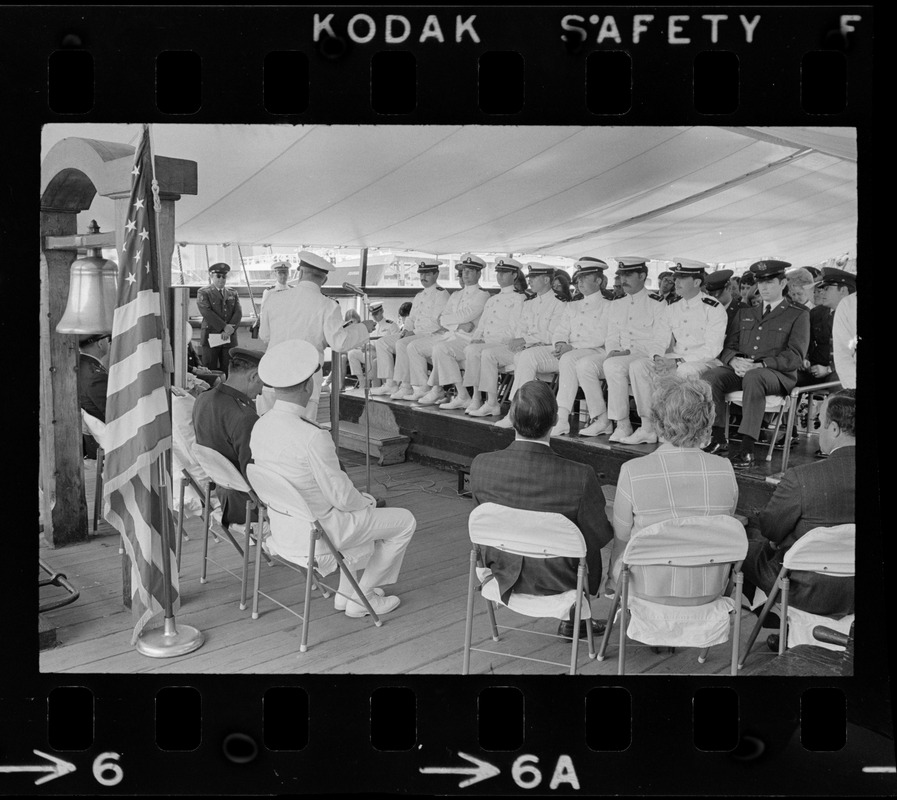 Tufts - NROTC commissioning ceremony aboard the USS Constitution