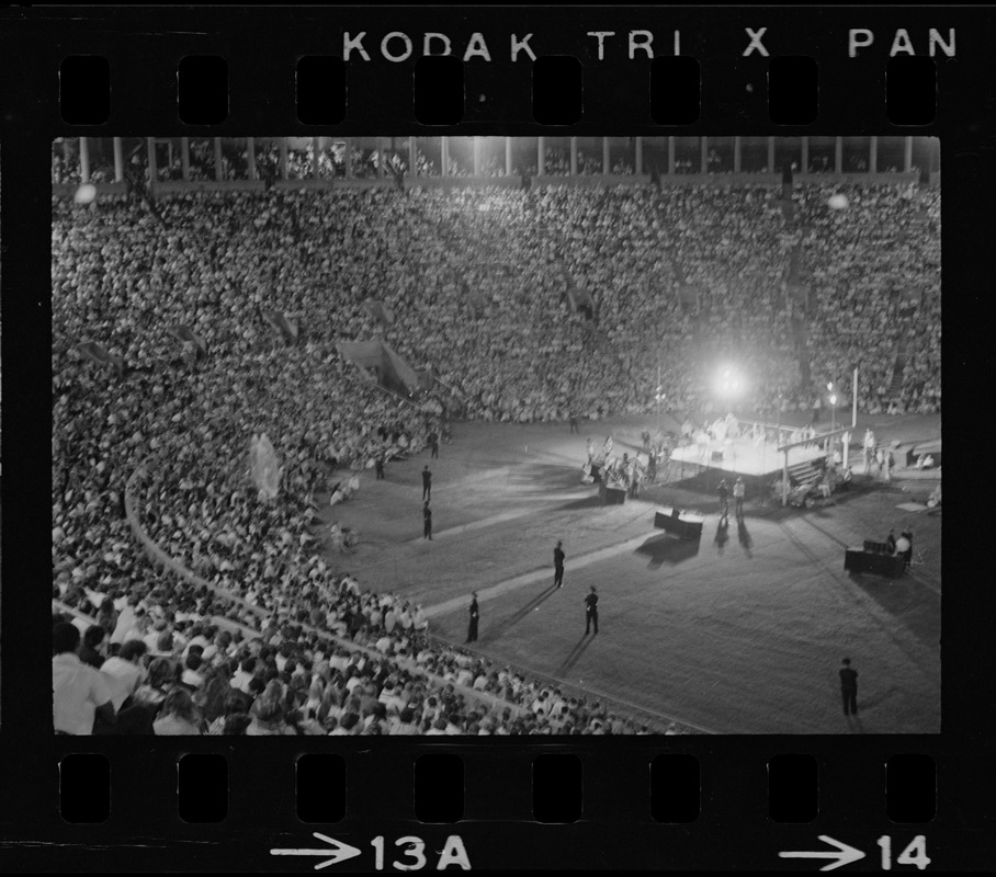 Joan Baez concert at Harvard Stadium