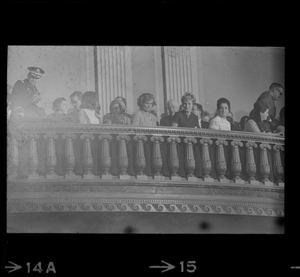 Spectators seen in balcony