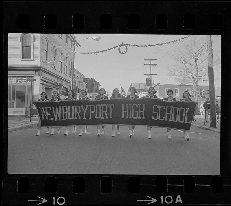 Football rally downtown NBPT