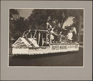 Papermaking Parade Float