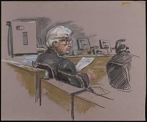 Courtroom scene