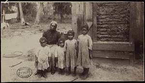 Children with grandmother, Magnolia Point, Florida