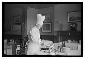 Max Hofer, pres. Of Epicurean Club and chef of the Union Club