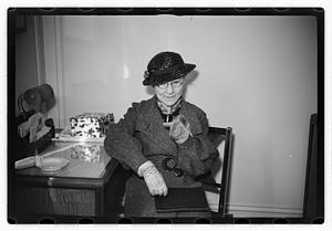 Mrs. Townsend, wife of Townsend old age plan