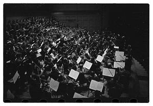 Recording "La Mer" for Victor R.C.A., Dr. K & Boston Symphony Orchestra, also recording mch.