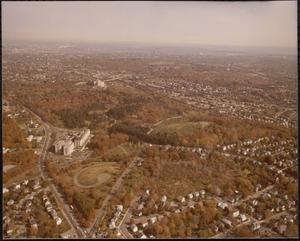 Aerial photo of Boston