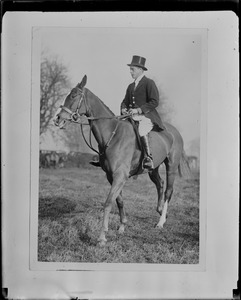 Edward, Prince of Wales, on horseback