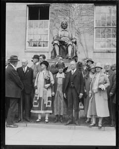 President Lowell and wife at Harvard function