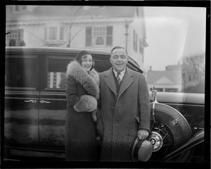 Gus Sonnenberg and Miss Marie Elliot. Belmont, MA