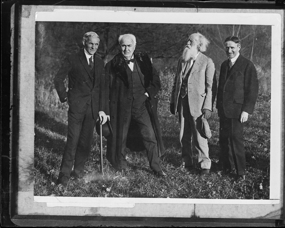 Henry Ford / Thomas Edison / John Burroughs / Harvey Firestone - Yama Farms Inn, Napanoch, N.Y.