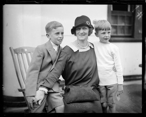 Lady Astor and family