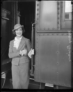 Movie star Mary Brian in Boston