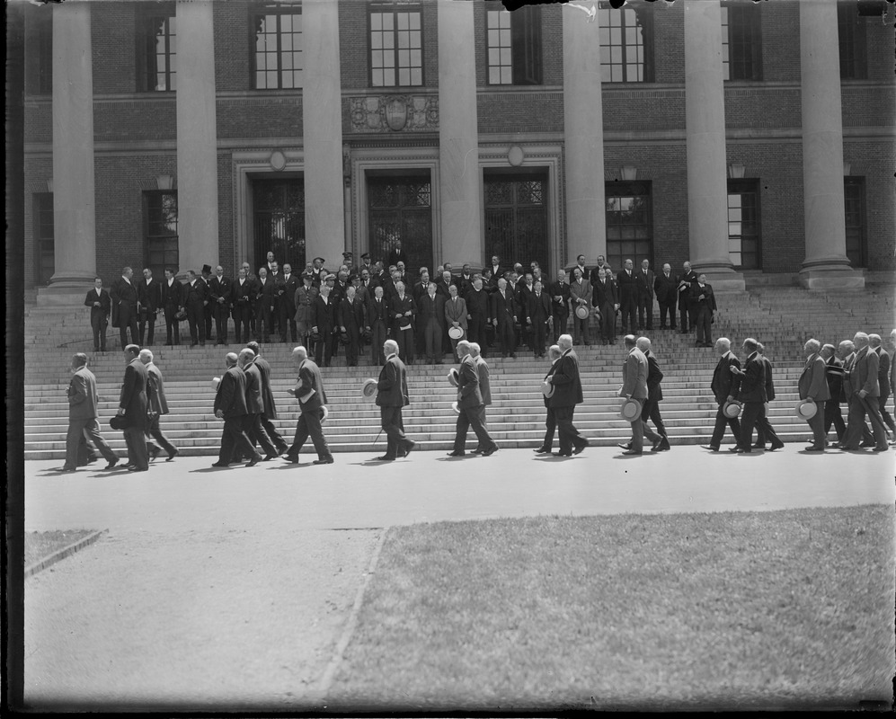 J.P. Morgan attends class day exercises at Harvard