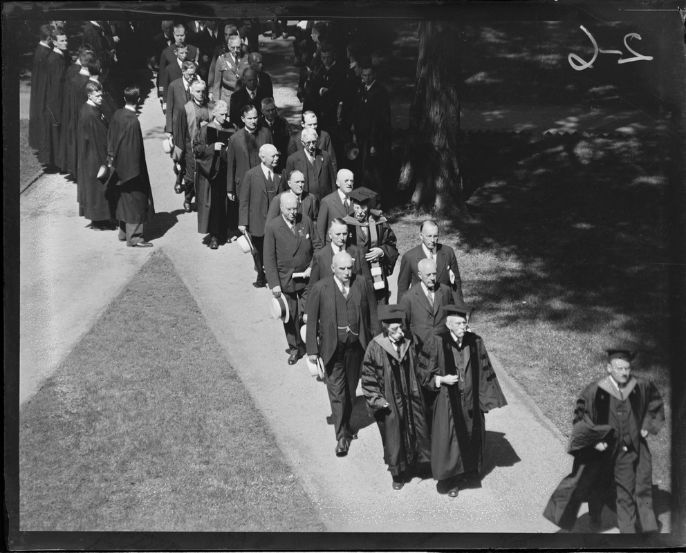 J.P. Morgan at Harvard for class day exercises