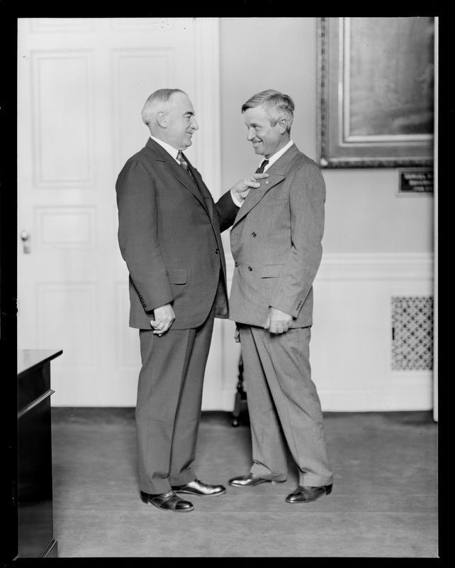 Will Rogers and Governor Allen in Boston