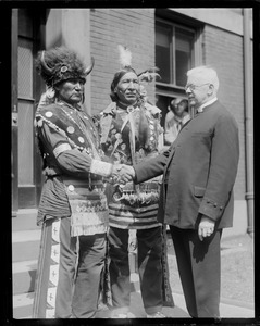 Bishop Slattery and American Indians at Beacon Hill residence