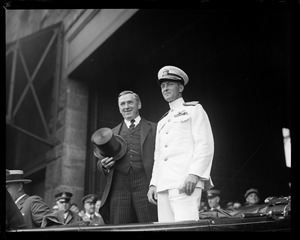 Commander Byrd and Gov. Curley