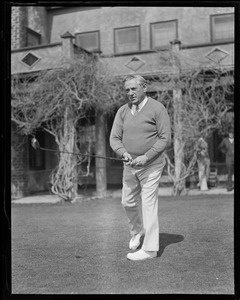 Gov. Curley teeing off