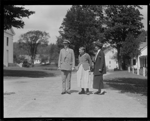 Pres. and Mrs. Coolidge with the President's aunt