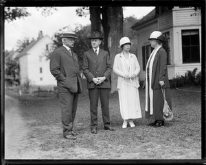 Con. Allen T. Treadway / Cal Coolidge / Mrs. Coolidge / Mrs. Treadway - Plymouth, VT