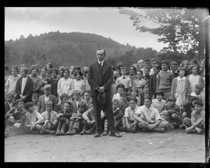 President Coolidge in his Vermont Hills