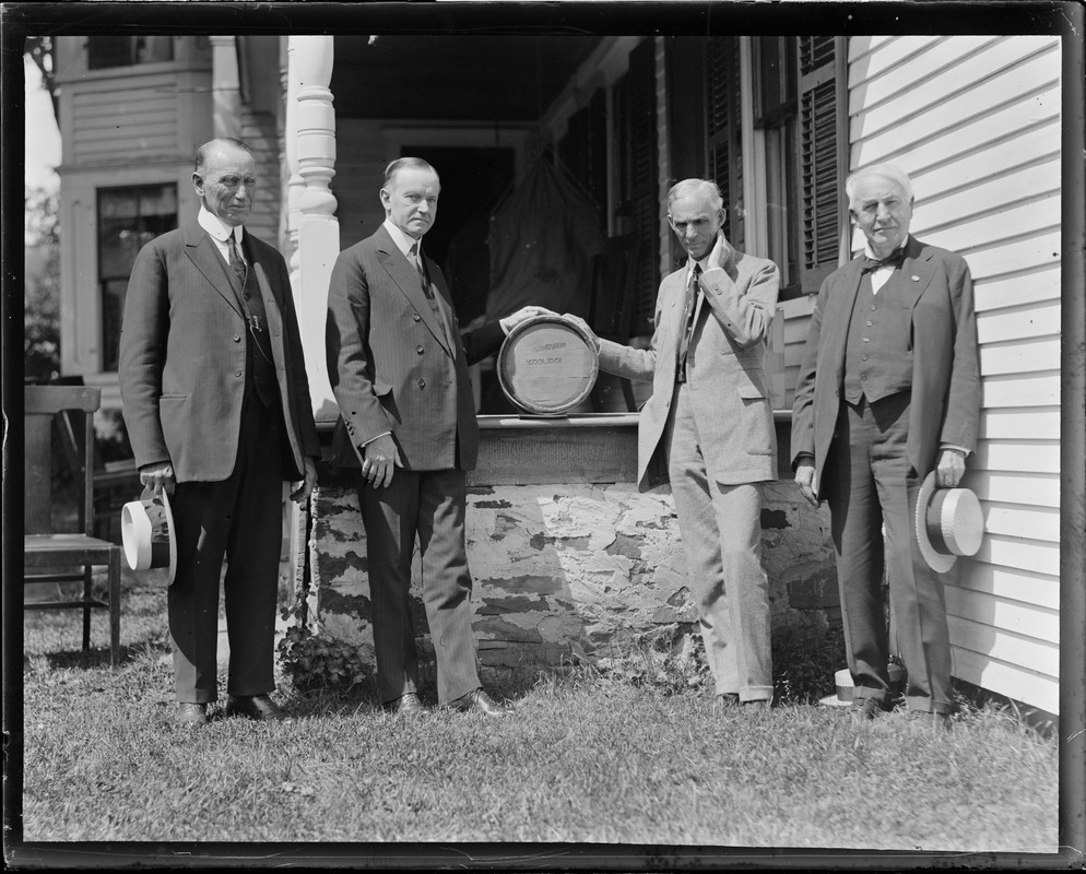 Col. Coolidge / Pres. Coolidge / Henry Ford / Thomas Edison - Plymouth, VT