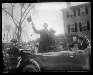 Pres. and Mrs. Coolidge in Andover