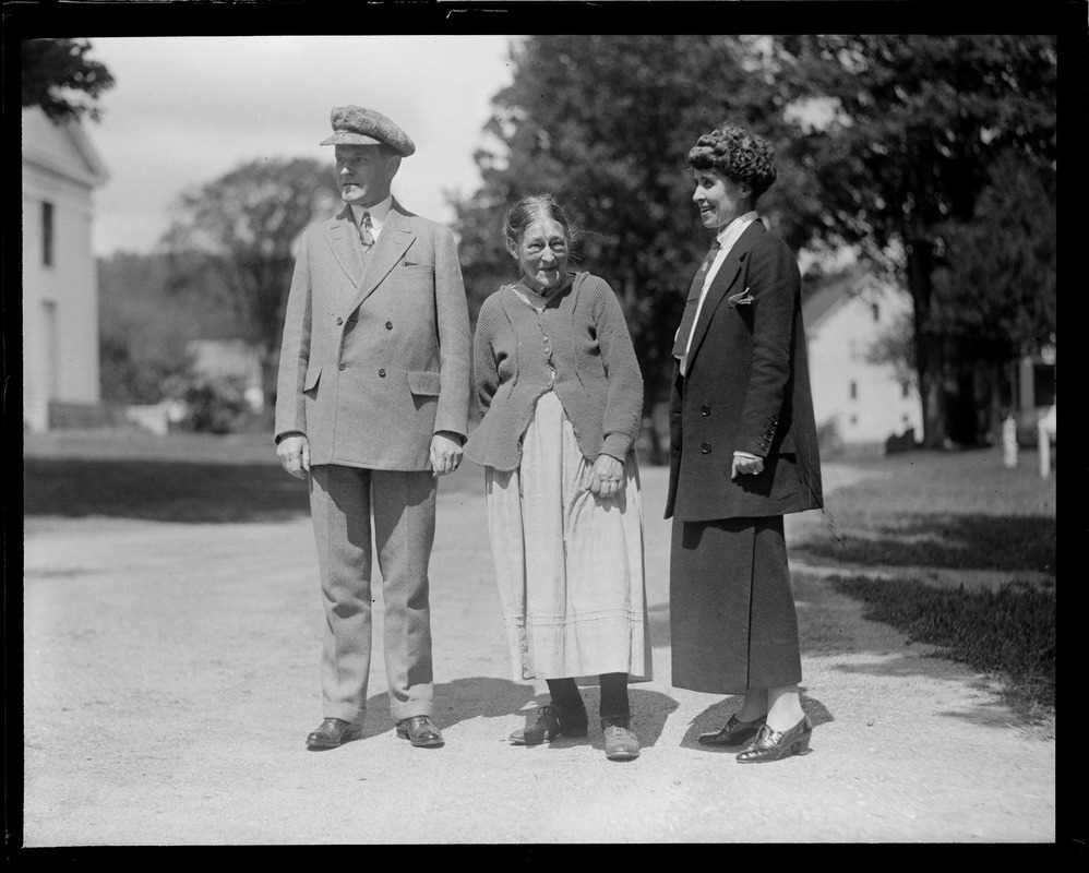 Pres. and Mrs. Coolidge with auntie Wilder