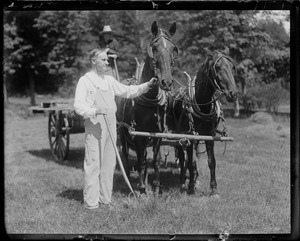 Pres. Coolidge working on farm in Plymouth, VT