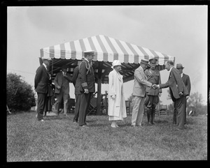 Pres. and Mrs. Coolidge in Massachusetts