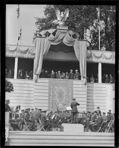 Ex-Pres. Coolidge speaking in Boston
