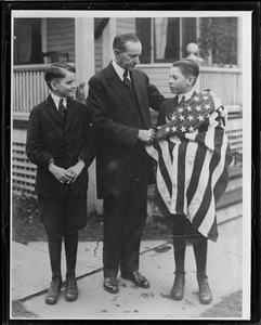 Calvin Coolidge and sons