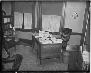Ex President Coolidge's desk in law office