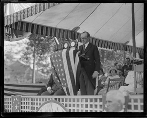Pres. Coolidge speaking