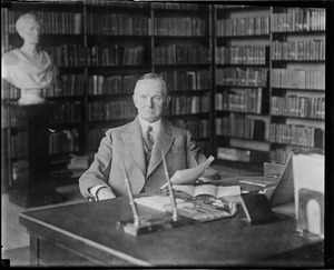 President Coolidge in his summer White House - Brule River, Wisconsin