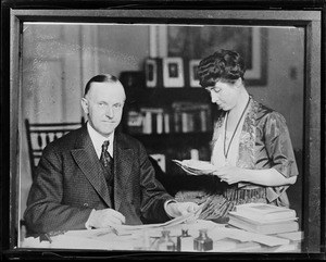 Calvin Coolidge and wife