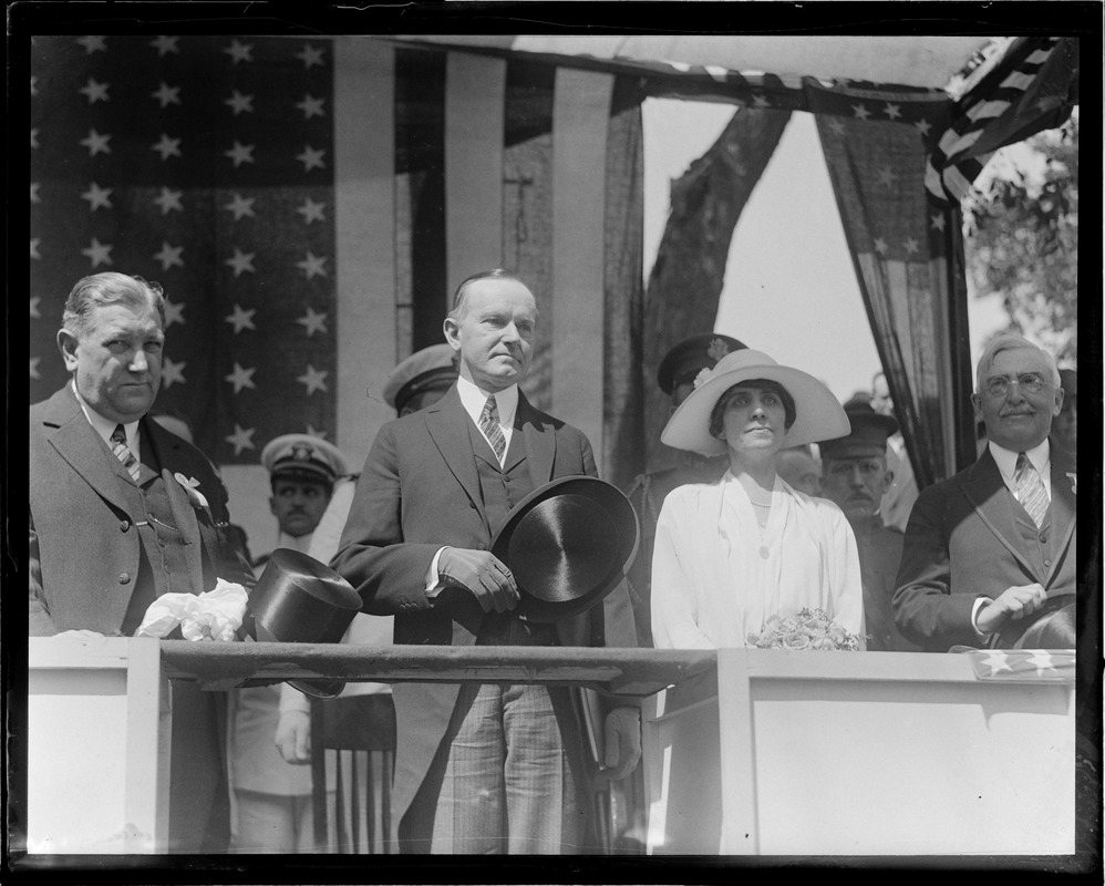President and Mrs. Coolidge - Cambridge