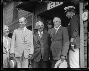 Pres. Coolidge at Camp Devens