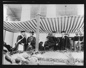Pres. and Mrs. Coolidge in Andover.
