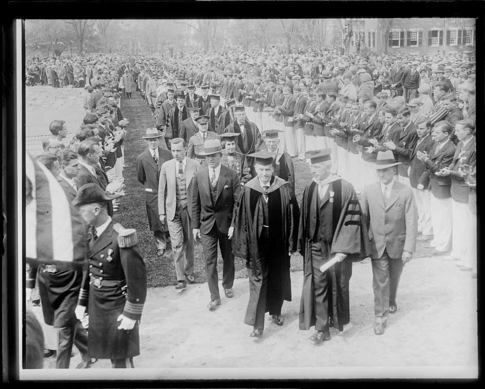 President and Mrs. Coolidge at Andover